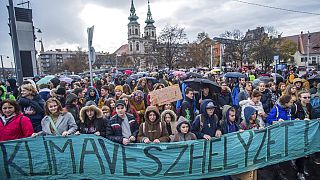 Klímatüntetés Budapesten