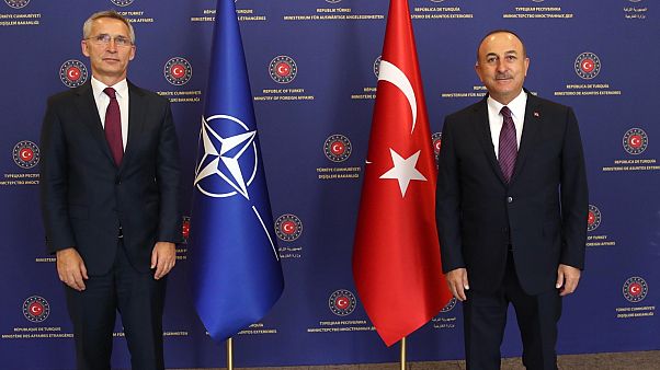 NATO Genel Sekreteri Stoltenberg, Türkiye Dışişleri Bakanı Mevlüt Çavuşoğlu NATO Genel Sekreteri Stoltenberg, Türkiye Dışişleri Bakanı Mevlüt Çavuşoğlu