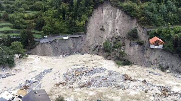 Nach Sturmtief Alex im Hinterland von Nizza Nach Sturmtief Alex im Hinterland von Nizza