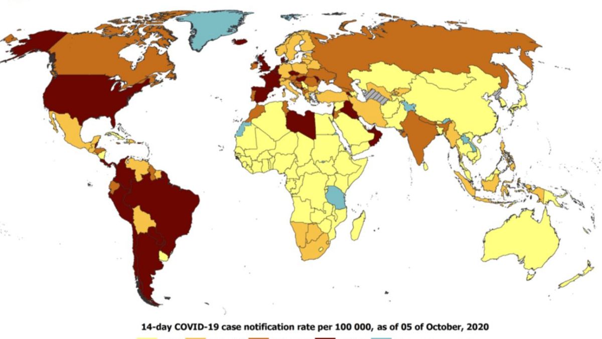 10 Avrupa ülkesi Covid-19 salgını nedeniyle 'kırmızı'ya boyandı