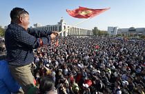Kundgebung in  Bischkek