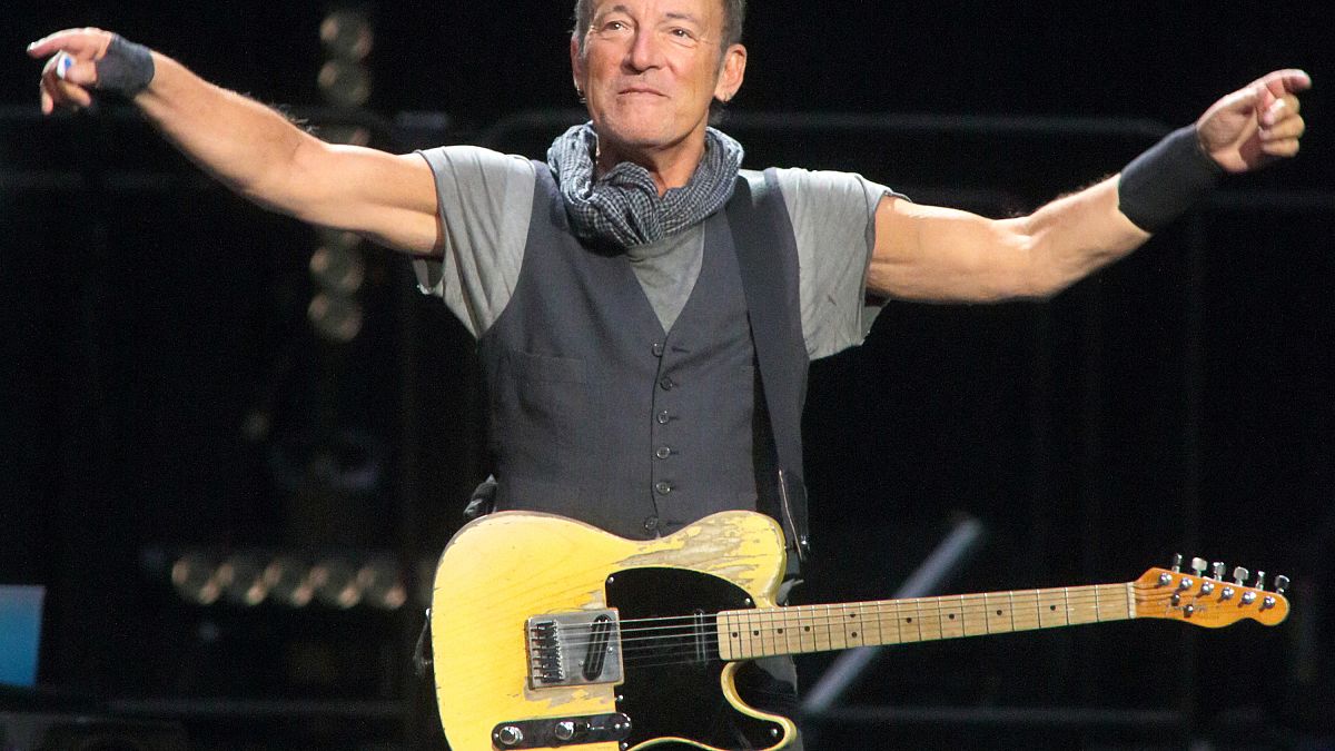 Bruce Springsteen performs with the E Street Band during their The River Tour 2016 in Baltimore.