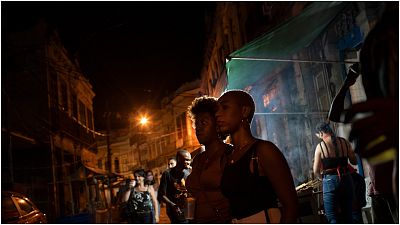 Spontan-Samba in den Straßen von Rio de Janeiro
