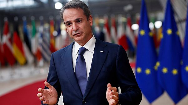 Yunanistan Başbakanı Kiryakos Miçotakis Yunanistan Başbakanı Kiryakos Miçotakis