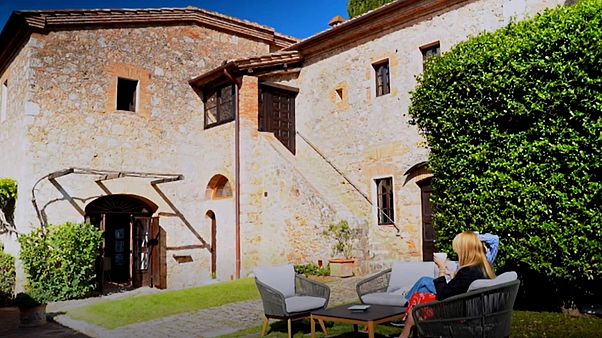 Tourists have been welcomed to hide away from the pandemic in a Tuscany castle Tourists have been welcomed to hide away from the pandemic in a Tuscany castle
