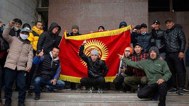 Bişkekli protestocular Bişkekli protestocular
