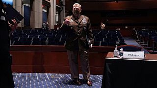 مارک میلی، رییس ستاد مشترک ارتش آمریکا که هم اکنون در قرنطینه است