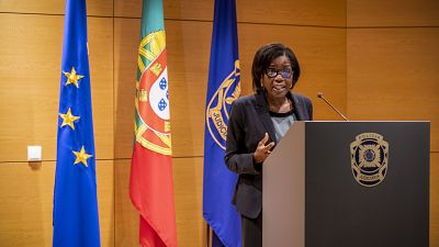 Francisca Van Dunem, Justice Minister of Portugal. 