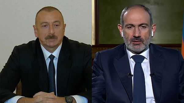 Ilham Aliyev et Nikol Pachinian en direct sur Euronews Ilham Aliyev et Nikol Pachinian en direct sur Euronews