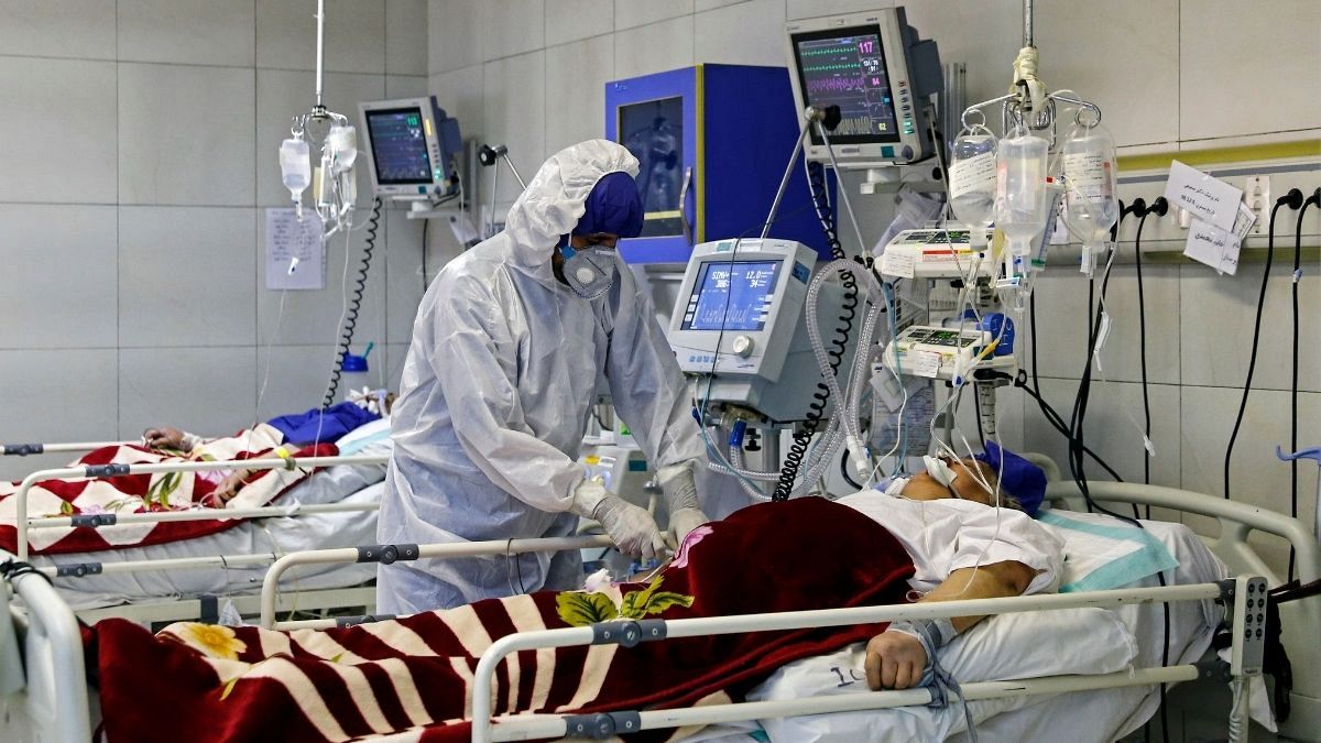 بستری بیماری کرونایی در ایران