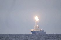Orosz rakétateszt a Fehér-tengeren 2020-ban / Képünk illusztráció