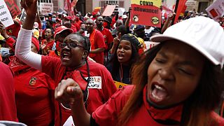 'Protect Workers': Unions press South Africa govt on jobs, economy