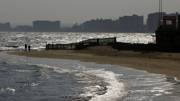 Turkish occupied area in the abandoned coastal city of Varosha in Ammochostos, Cyprus. Turkish occupied area in the abandoned coastal city of Varosha in Ammochostos, Cyprus.