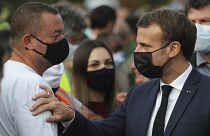 Macron warned it could take months to rebuild the villages devastated by flooding as he visited the area on Wednesday