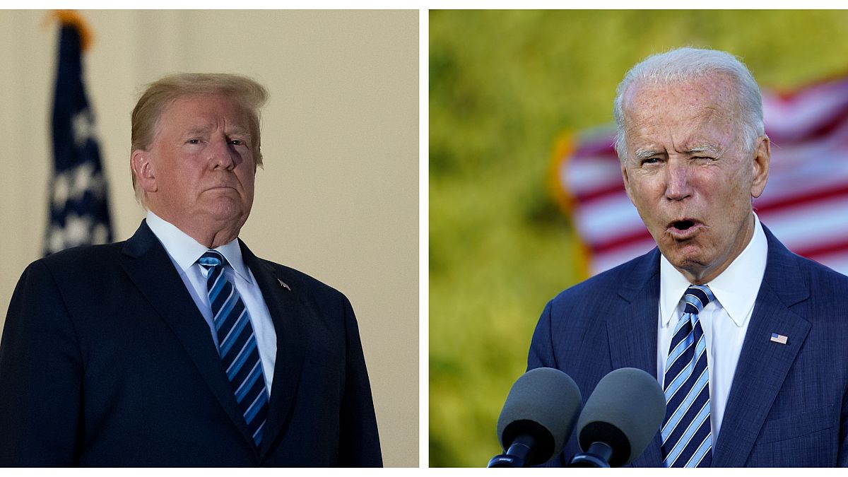 Trump dice que no participará en un debate virtual con Biden