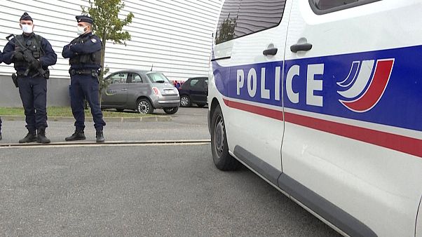 Police officers at the scene of a shooting which left two police officers in serious condition in hospital Police officers at the scene of a shooting which left two police officers in serious condition in hospital