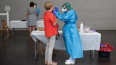 Koronavírus: önkéntes tesztelés Azkoitiában