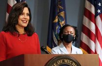 File photo of Governor Gretchen Whitmer who was the target of a 'militia' kidnapping plot