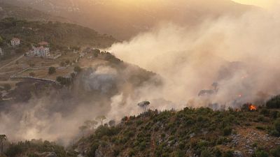 Les incendies ravagent le Mont Liban