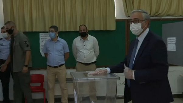 Mustafa Akinci, presidente saliente de la República Turca de Chipre del Norte Mustafa Akinci, presidente saliente de la República Turca de Chipre del Norte