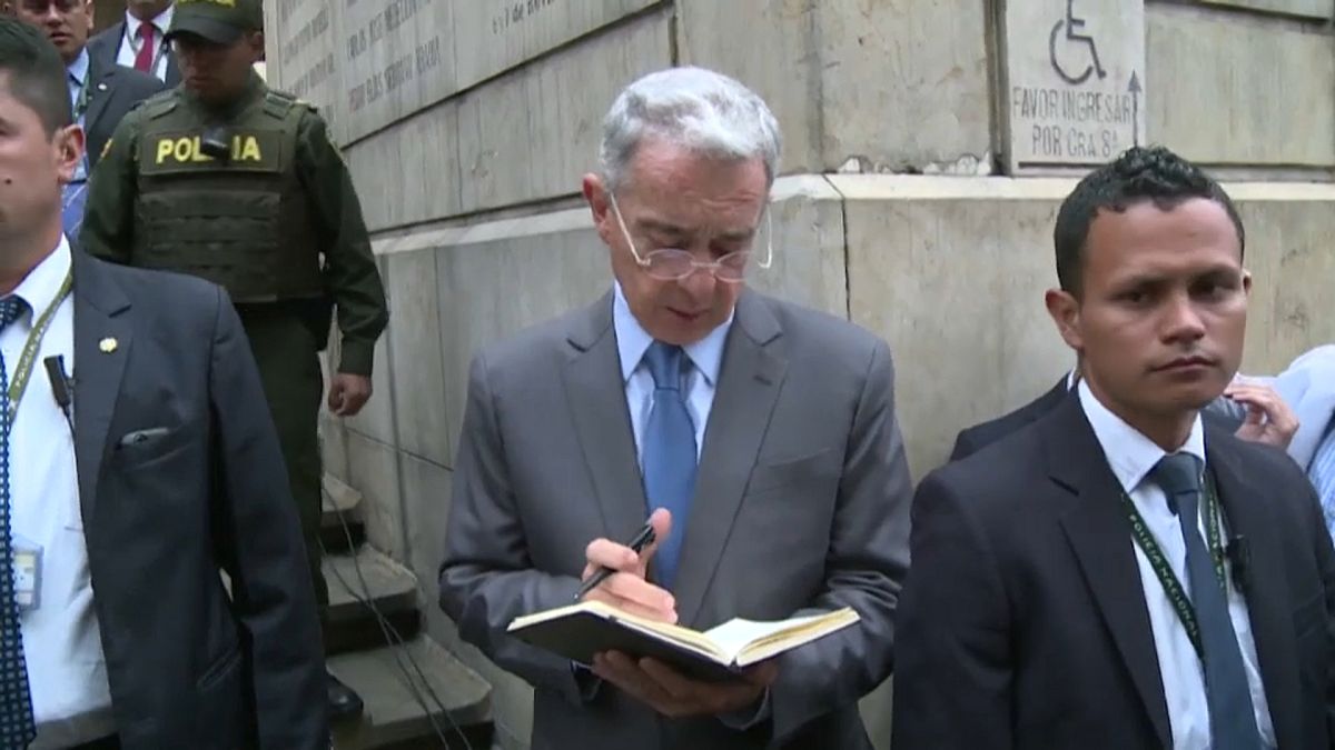 El expresidente de Colombia Álvaro Uribe 