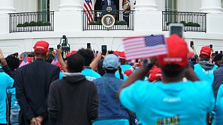 Black American ‘BLEXIT’ Rally at the US White House for Trump Speech