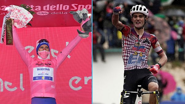 João Almeida mantém-se como líder do "Giro após triunfo de Rúben Guerreiro na nona etapa João Almeida mantém-se como líder do "Giro após triunfo de Rúben Guerreiro na nona etapa