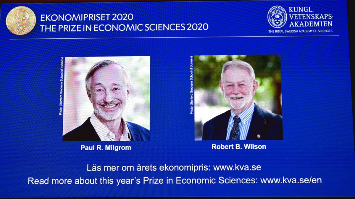 Winners of the Sveriges Riksbank Prize in Economic Sciences in Memory of Alfred Nobel for 2020 