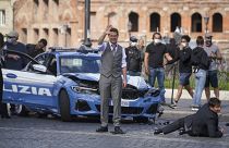 Tom Cruise bei den Dreharbeiten zum neuen Mission: Impossible-Streifen