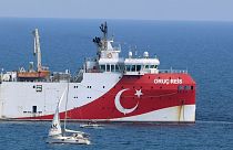 کشتی «اوروچ رئیس» ترکیه در شرق مدیترانه