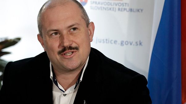 Slovak aşırı sağcı, ırkçı politikacı Marian Kotleba Slovak aşırı sağcı, ırkçı politikacı Marian Kotleba