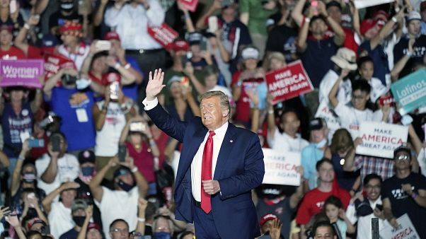 Donald Trump Defends Coronavirus Record At First Rally Since Testing Positive For Covid 19 Euronews