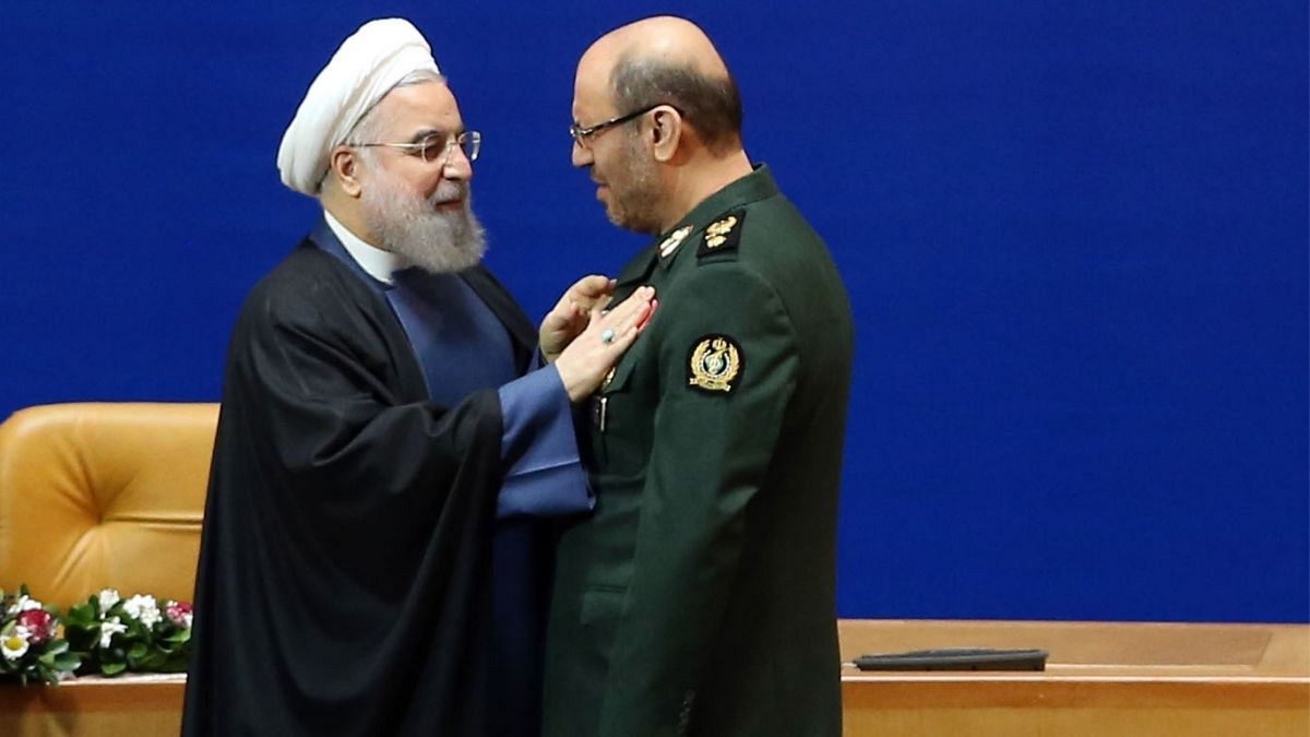 حسن روحانی و حسین دهقان، وزیر سابق دفاع ایران