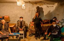 جنگ قره‌باغ؛ تصاویری از ساکنان شهر ترتر آذربایجان در پناهگاه