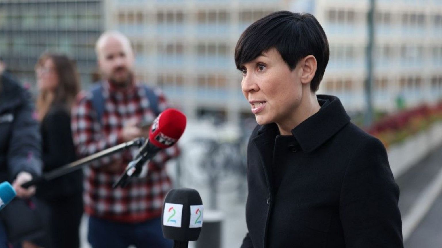 Norwegian Foreign Minister Ine Eriksen Soreide addressed the media in Oslo on Tuesday.