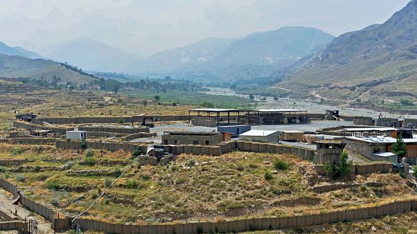 Base militaire du district d'Achin dans la province afghane de Nangarhar, juillet 2020 Base militaire du district d'Achin dans la province afghane de Nangarhar, juillet 2020