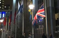 Brexit ist Realität - die britische Fahne vor dem Europäischen Parlament wird eingeholt