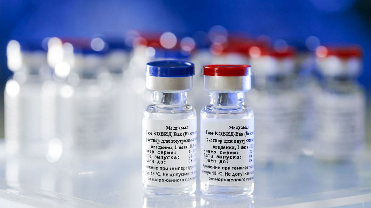 نمونه واکسن ارائه شده توسط موسسه تحقیقاتی «نیکلای گاملیا» در روسیه