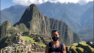 Jesse Katayama in Machu Picchu