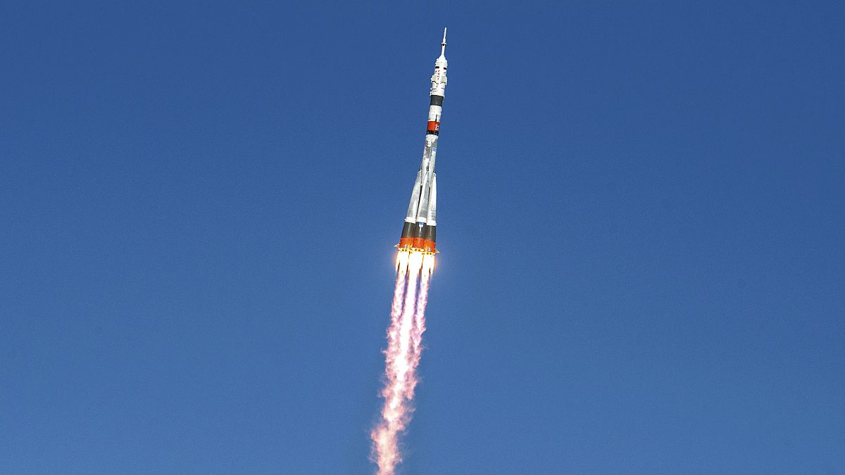 Soyıuz MS-17 Baykonur Uzay Üssü'nden fırlatıldı