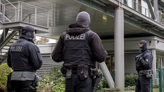 ضباط شرطة ألمان في فرانكفورت