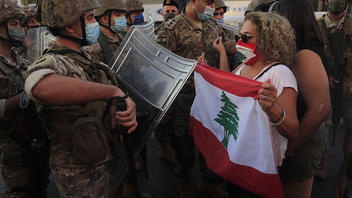 احتجاج على ارتفاع الأسعار وتدهور الأوضاع الاقتصادية والمالية شمال بيروت، الاثنين 5 أكتوبر 2020