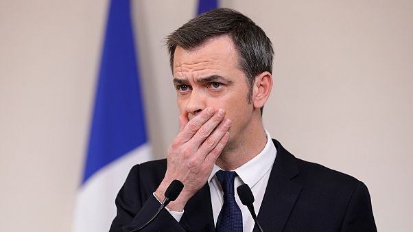 French Minister for Solidarity and Health Olivier Veran during a press conference in Paris on March 28, 2020. French Minister for Solidarity and Health Olivier Veran during a press conference in Paris on March 28, 2020.