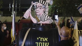 Netanyahu karşıtı protestolar
