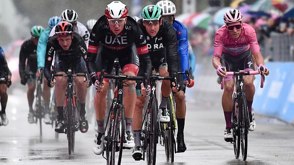 João Almeida na décima segunda etapa do Giro João Almeida na décima segunda etapa do Giro