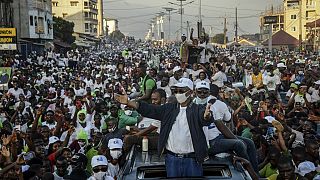 Conde, Diallo campaign in Conakry ahead of Sunday's vote