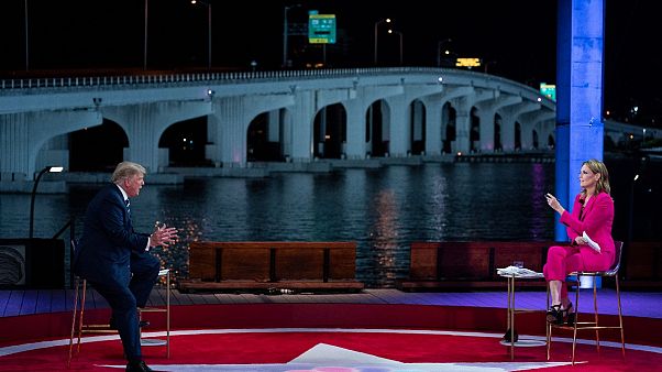 ABD Başkanı Donald Trump NBC yayınında soruları cevapladı ABD Başkanı Donald Trump NBC yayınında soruları cevapladı