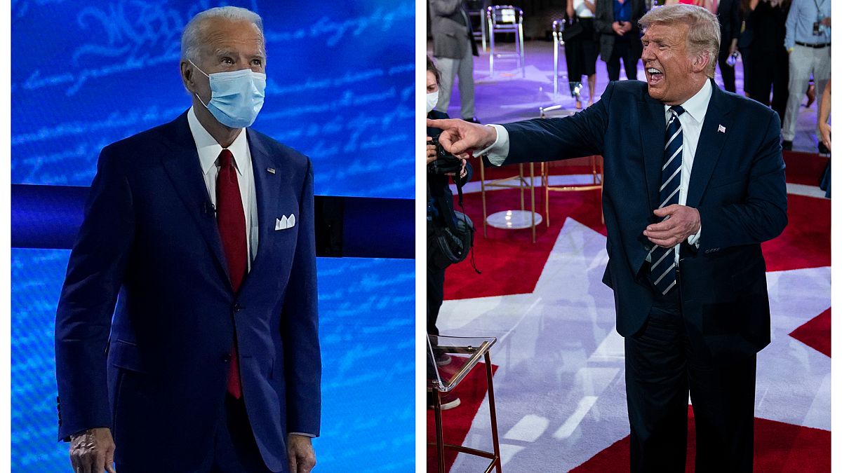 Pandemia domina debate entre Trump e Biden