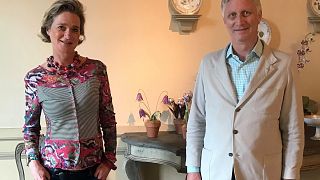 Princess Delphine and King Philippe met for the first time last Friday