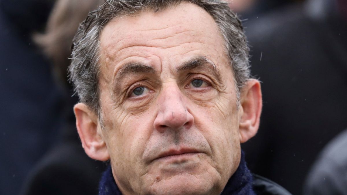 Nicolas Sarkozy lors du 101ème anniversaire de l'armistice de 1918, à Paris, le 11 novembre 2019 